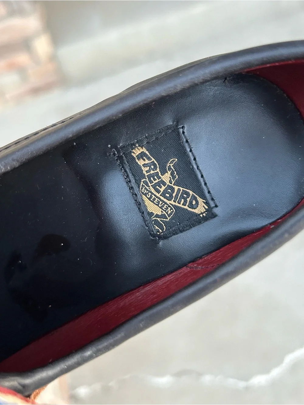 Womens FREEBIRD “Bristol” Loafer Heels Blue Snake Leather sz 7 - Picture 7 of 12